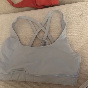 Lululemon Athletica Light blue energy bra size 2